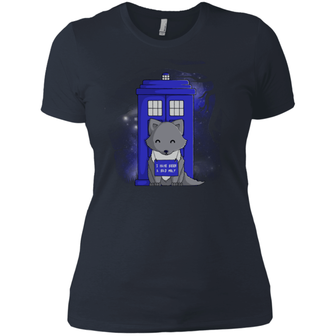 T-Shirts Indigo / X-Small Bad Wolf Women's Premium T-Shirt