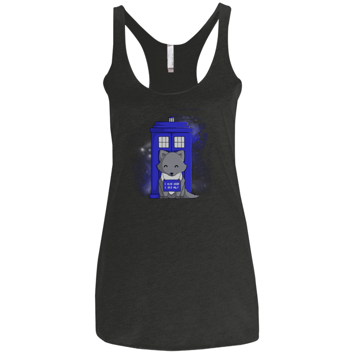 T-Shirts Vintage Black / X-Small Bad Wolf Women's Triblend Racerback Tank