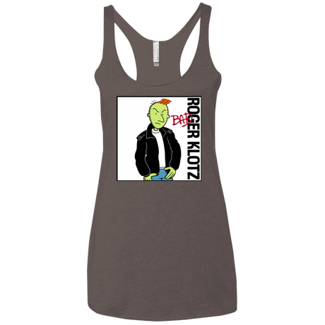 T-Shirts Macchiato / X-Small BAD Women's Triblend Racerback Tank