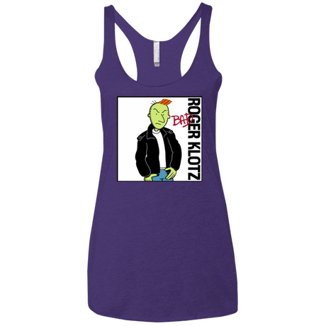 T-Shirts Purple / X-Small BAD Women's Triblend Racerback Tank