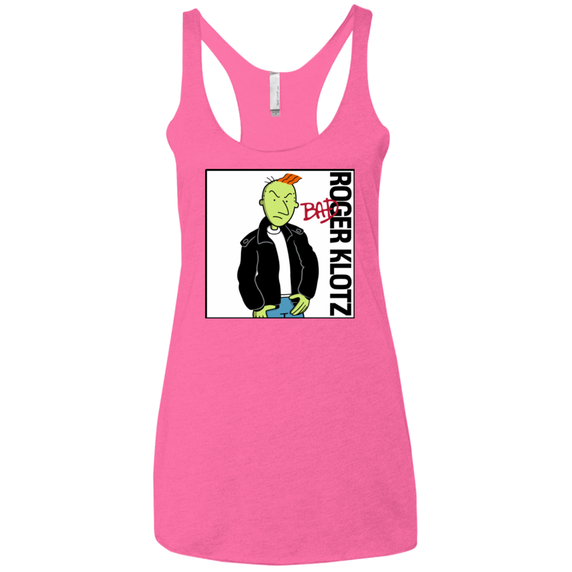 T-Shirts Vintage Pink / X-Small BAD Women's Triblend Racerback Tank