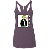 T-Shirts Vintage Purple / X-Small BAD Women's Triblend Racerback Tank