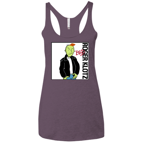 T-Shirts Vintage Purple / X-Small BAD Women's Triblend Racerback Tank