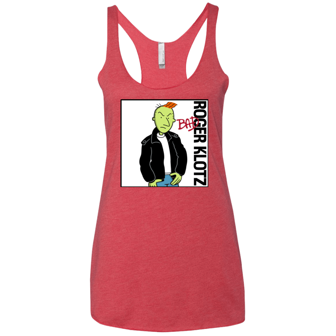 T-Shirts Vintage Red / X-Small BAD Women's Triblend Racerback Tank