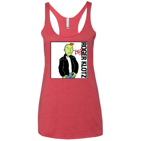 T-Shirts Vintage Red / X-Small BAD Women's Triblend Racerback Tank