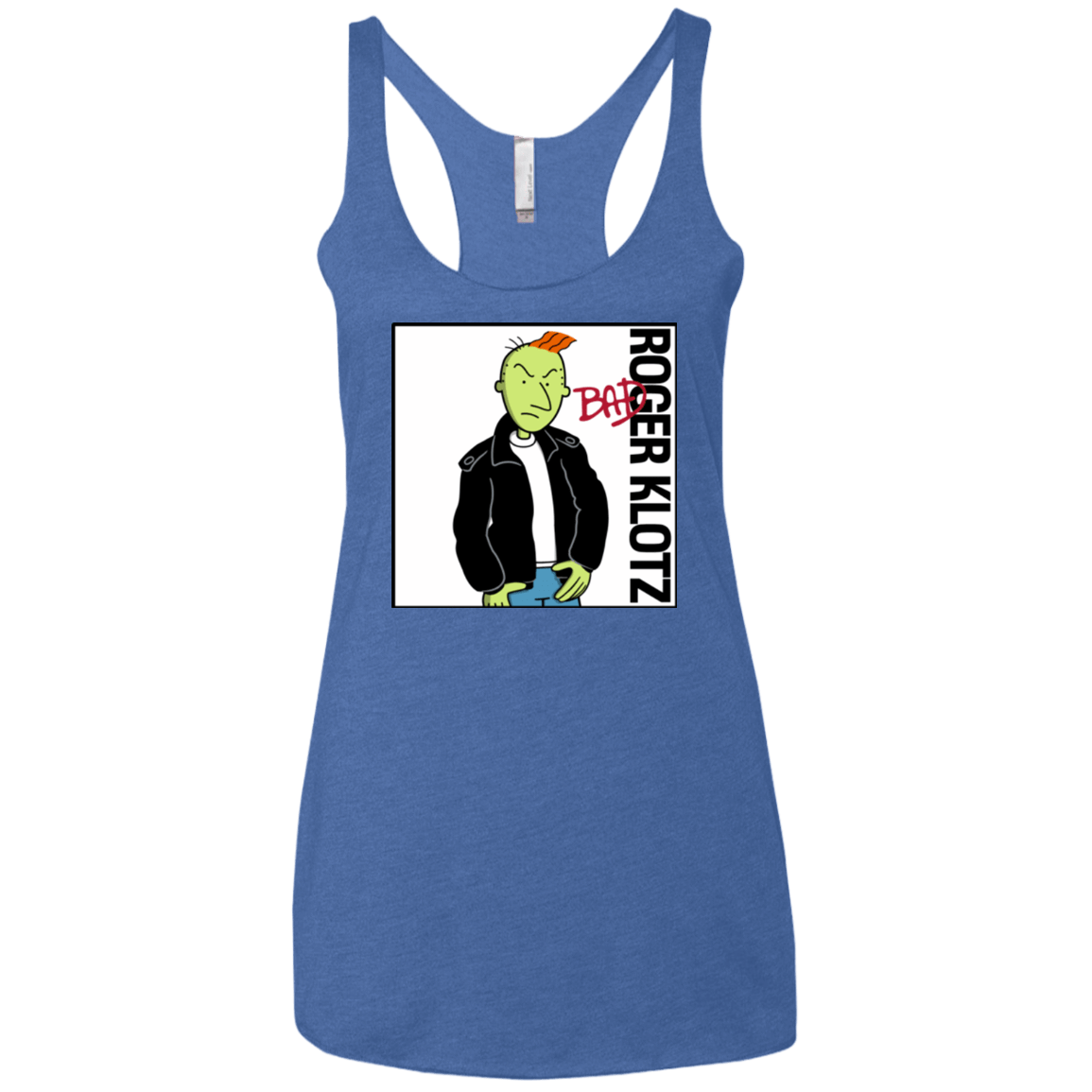 T-Shirts Vintage Royal / X-Small BAD Women's Triblend Racerback Tank