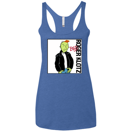 T-Shirts Vintage Royal / X-Small BAD Women's Triblend Racerback Tank