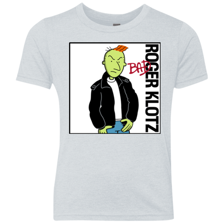 T-Shirts Heather White / YXS BAD Youth Triblend T-Shirt