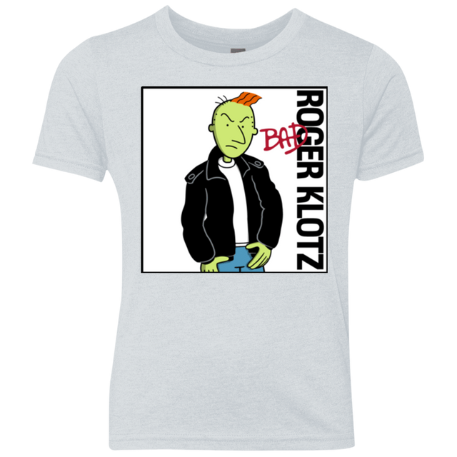 T-Shirts Heather White / YXS BAD Youth Triblend T-Shirt