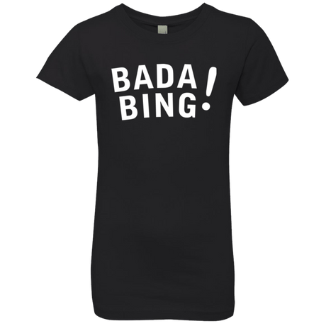 T-Shirts Black / YXS Bada bing Girls Premium T-Shirt