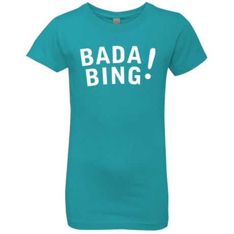 T-Shirts Tahiti Blue / YXS Bada bing Girls Premium T-Shirt