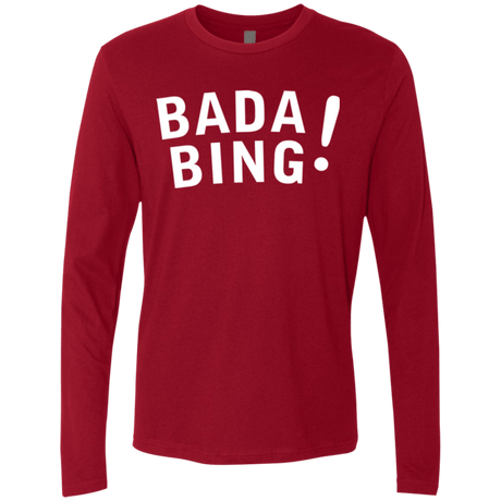T-Shirts Cardinal / Small Bada bing Men's Premium Long Sleeve