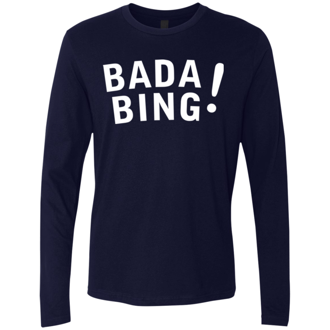 T-Shirts Midnight Navy / Small Bada bing Men's Premium Long Sleeve