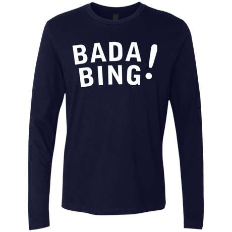 T-Shirts Midnight Navy / Small Bada bing Men's Premium Long Sleeve