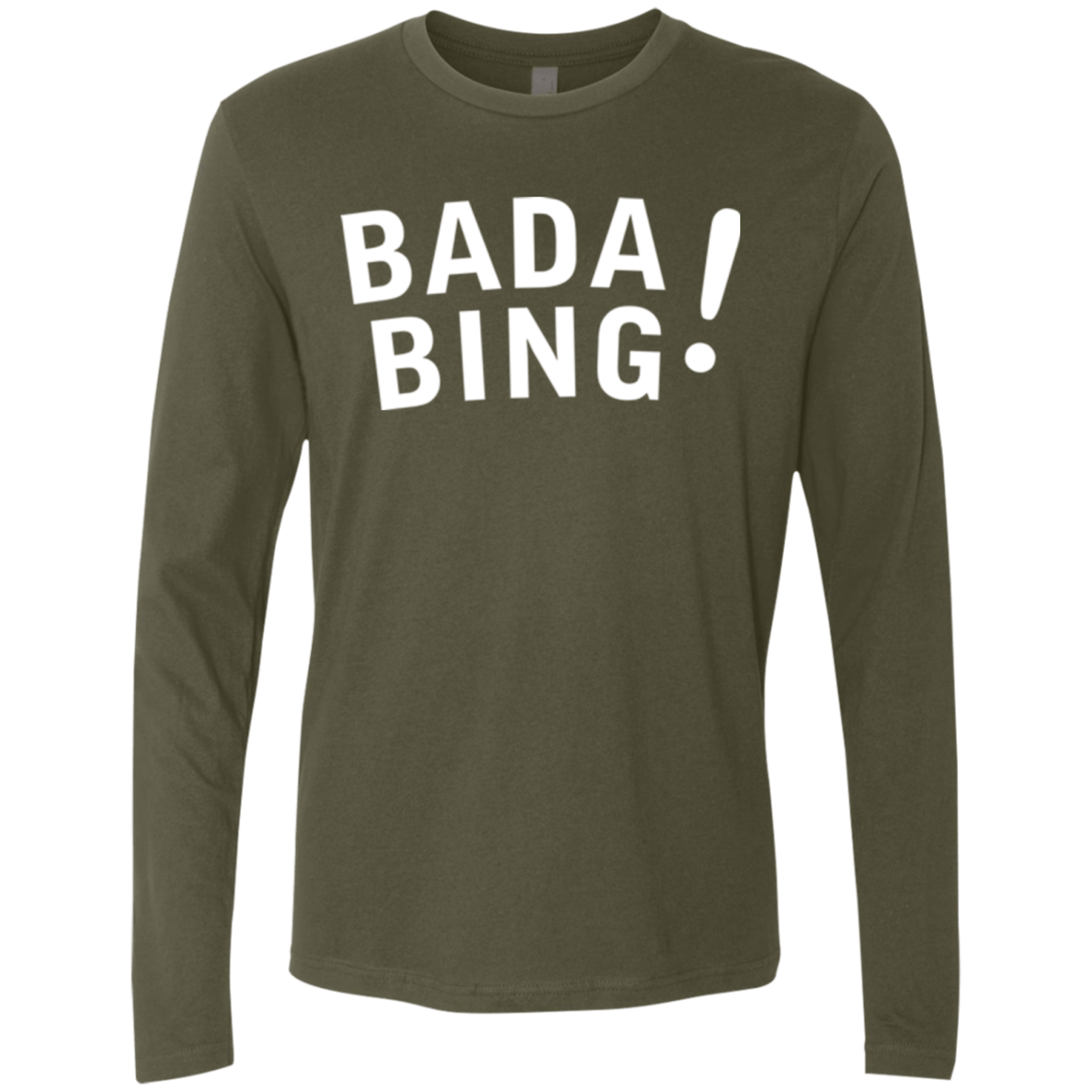 T-Shirts Military Green / Small Bada bing Men's Premium Long Sleeve