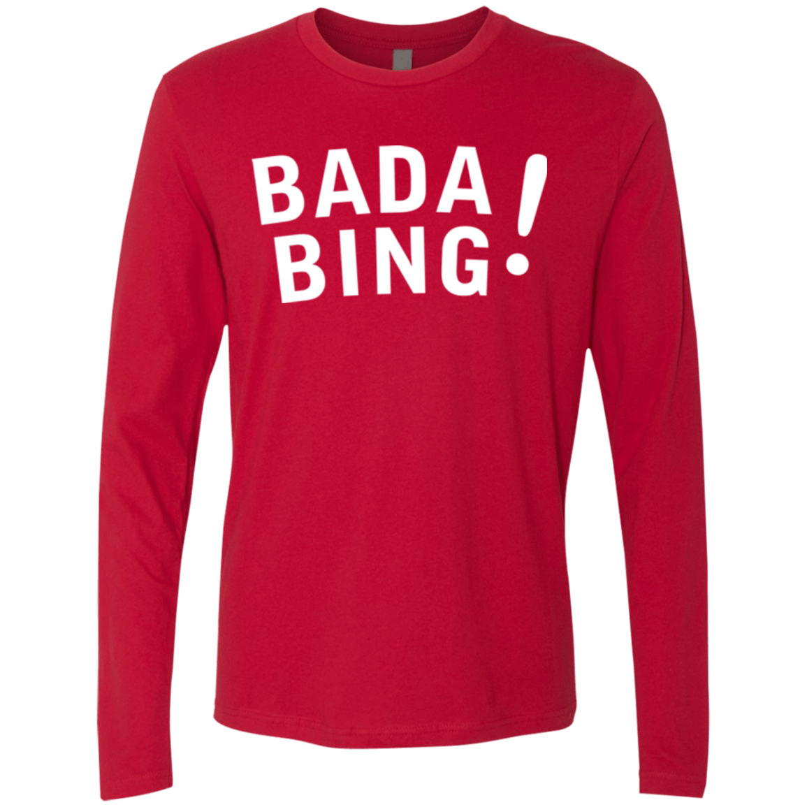 T-Shirts Red / Small Bada bing Men's Premium Long Sleeve