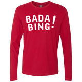 T-Shirts Red / Small Bada bing Men's Premium Long Sleeve