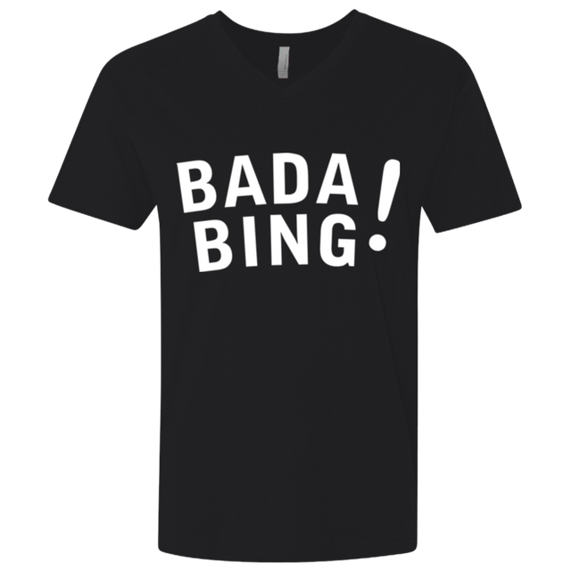 T-Shirts Black / X-Small Bada bing Men's Premium V-Neck