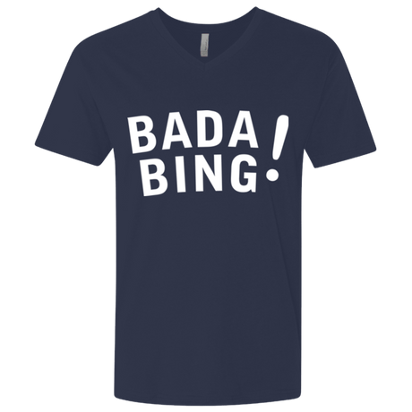 T-Shirts Midnight Navy / X-Small Bada bing Men's Premium V-Neck