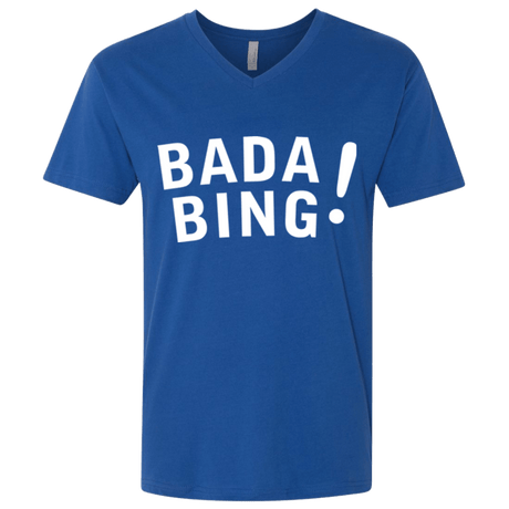 T-Shirts Royal / X-Small Bada bing Men's Premium V-Neck