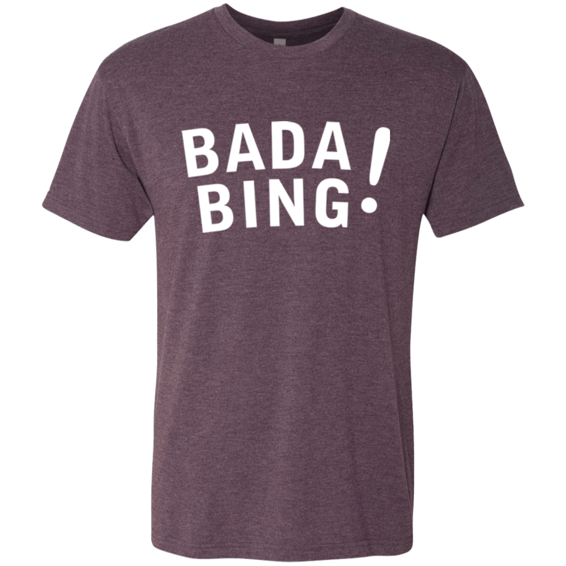T-Shirts Vintage Purple / Small Bada bing Men's Triblend T-Shirt