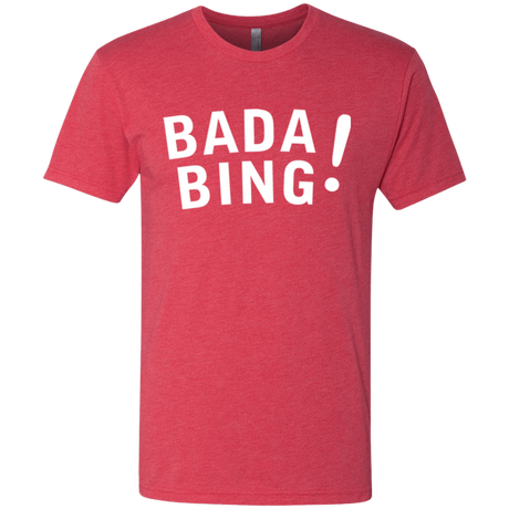 T-Shirts Vintage Red / Small Bada bing Men's Triblend T-Shirt