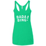 T-Shirts Envy / X-Small Bada bing Women's Triblend Racerback Tank