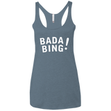 T-Shirts Indigo / X-Small Bada bing Women's Triblend Racerback Tank