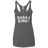T-Shirts Premium Heather / X-Small Bada bing Women's Triblend Racerback Tank