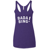 T-Shirts Purple / X-Small Bada bing Women's Triblend Racerback Tank