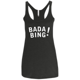 T-Shirts Vintage Black / X-Small Bada bing Women's Triblend Racerback Tank