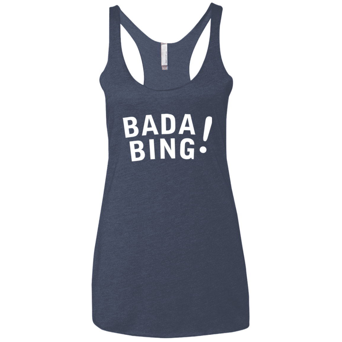 T-Shirts Vintage Navy / X-Small Bada bing Women's Triblend Racerback Tank