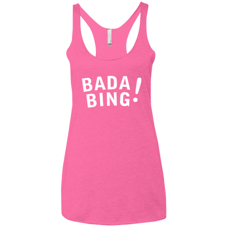 T-Shirts Vintage Pink / X-Small Bada bing Women's Triblend Racerback Tank