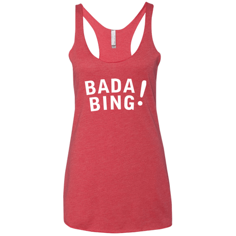 T-Shirts Vintage Red / X-Small Bada bing Women's Triblend Racerback Tank