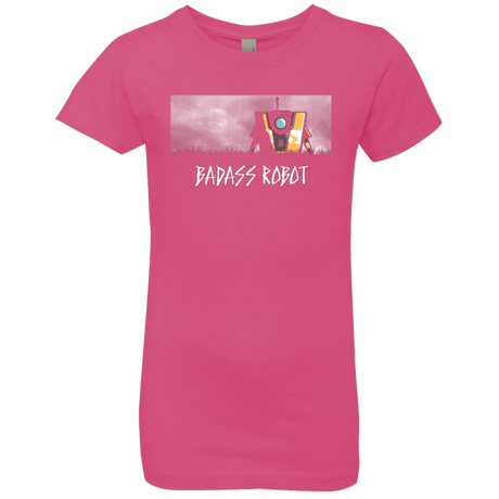 T-Shirts Hot Pink / YXS BADASS ROBOT Girls Premium T-Shirt
