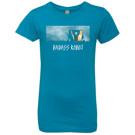 T-Shirts Turquoise / YXS BADASS ROBOT Girls Premium T-Shirt