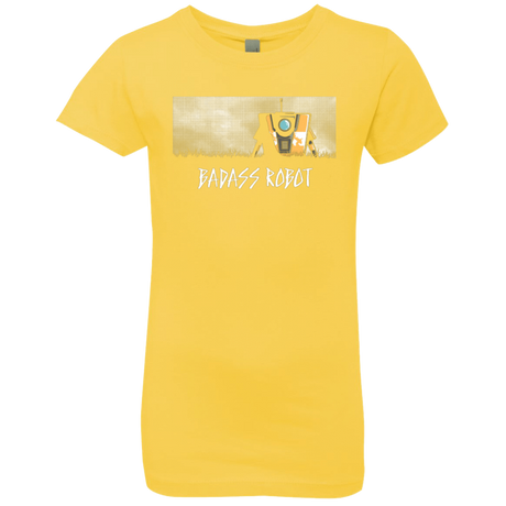 T-Shirts Vibrant Yellow / YXS BADASS ROBOT Girls Premium T-Shirt