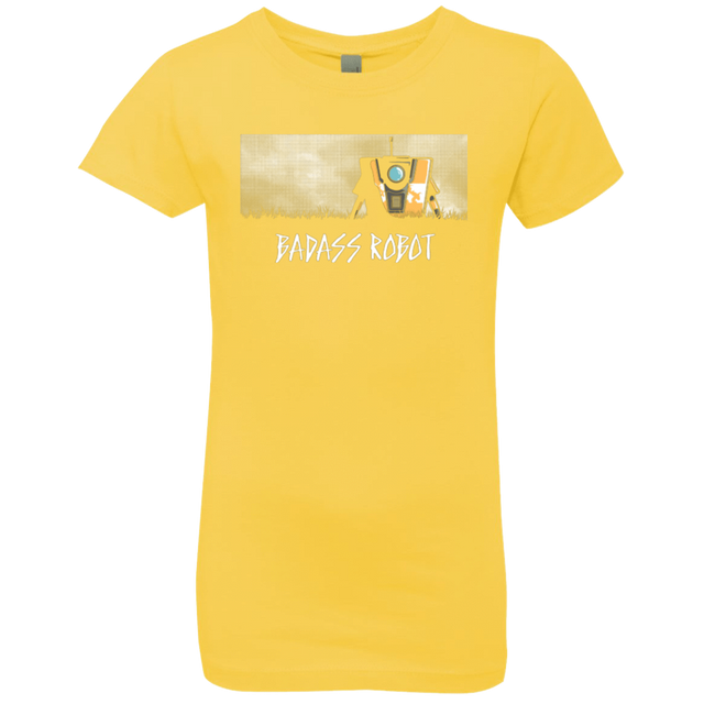 T-Shirts Vibrant Yellow / YXS BADASS ROBOT Girls Premium T-Shirt