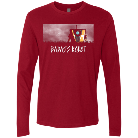 T-Shirts Cardinal / Small BADASS ROBOT Men's Premium Long Sleeve