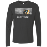 T-Shirts Heavy Metal / Small BADASS ROBOT Men's Premium Long Sleeve
