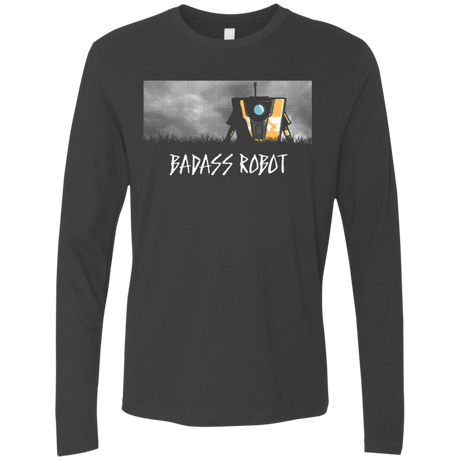 T-Shirts Heavy Metal / Small BADASS ROBOT Men's Premium Long Sleeve