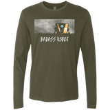 T-Shirts Military Green / Small BADASS ROBOT Men's Premium Long Sleeve