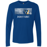 T-Shirts Royal / Small BADASS ROBOT Men's Premium Long Sleeve