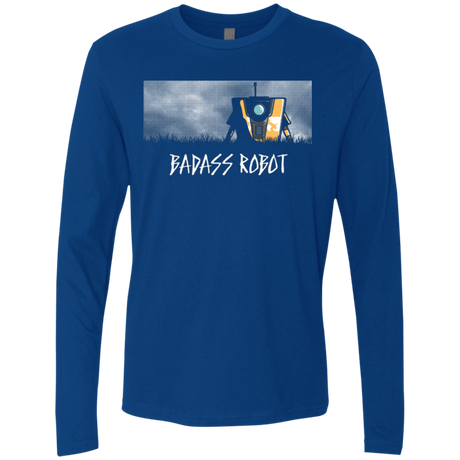 T-Shirts Royal / Small BADASS ROBOT Men's Premium Long Sleeve