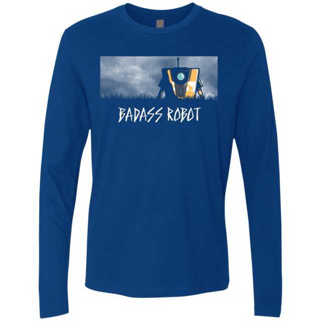 T-Shirts Royal / Small BADASS ROBOT Men's Premium Long Sleeve
