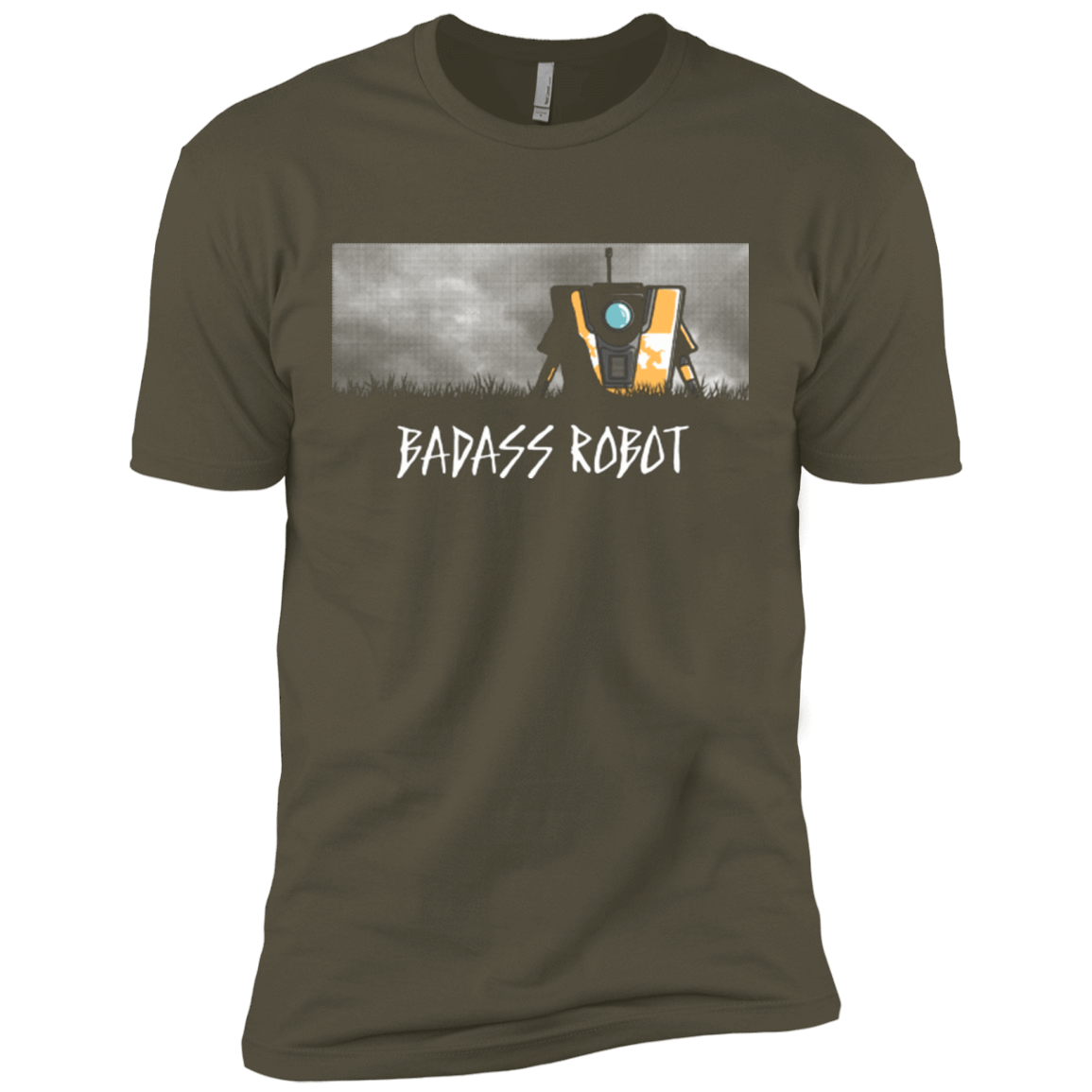 T-Shirts Military Green / X-Small BADASS ROBOT Men's Premium T-Shirt