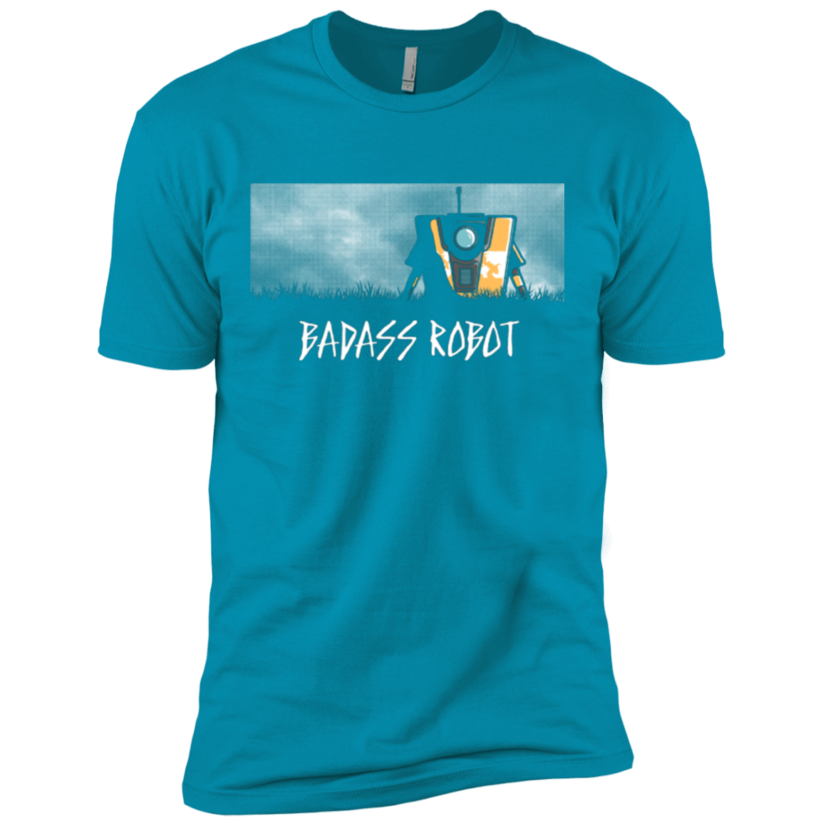 T-Shirts Turquoise / X-Small BADASS ROBOT Men's Premium T-Shirt