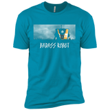 T-Shirts Turquoise / X-Small BADASS ROBOT Men's Premium T-Shirt