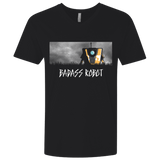 T-Shirts Black / X-Small BADASS ROBOT Men's Premium V-Neck