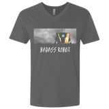 T-Shirts Heavy Metal / X-Small BADASS ROBOT Men's Premium V-Neck